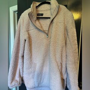 Cozy Cream Sherpa Jacket Abercrombie & Fitch